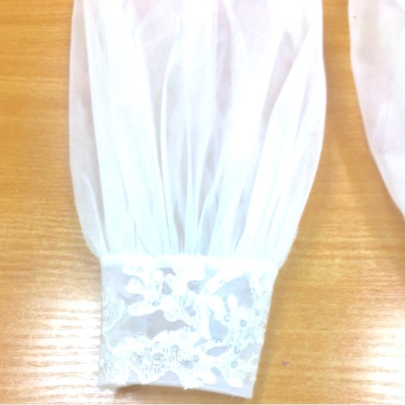 Brand new WEDDING MIDI white soft tulle dress - Picture 5 of 6